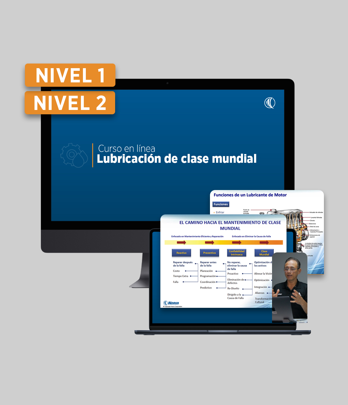 Paquete de cursos en línea: Lubricación de clase mundial nivel 1 y 2 Paquete de cursos en línea: Lubricación de clase mundial nivel 1 y 2